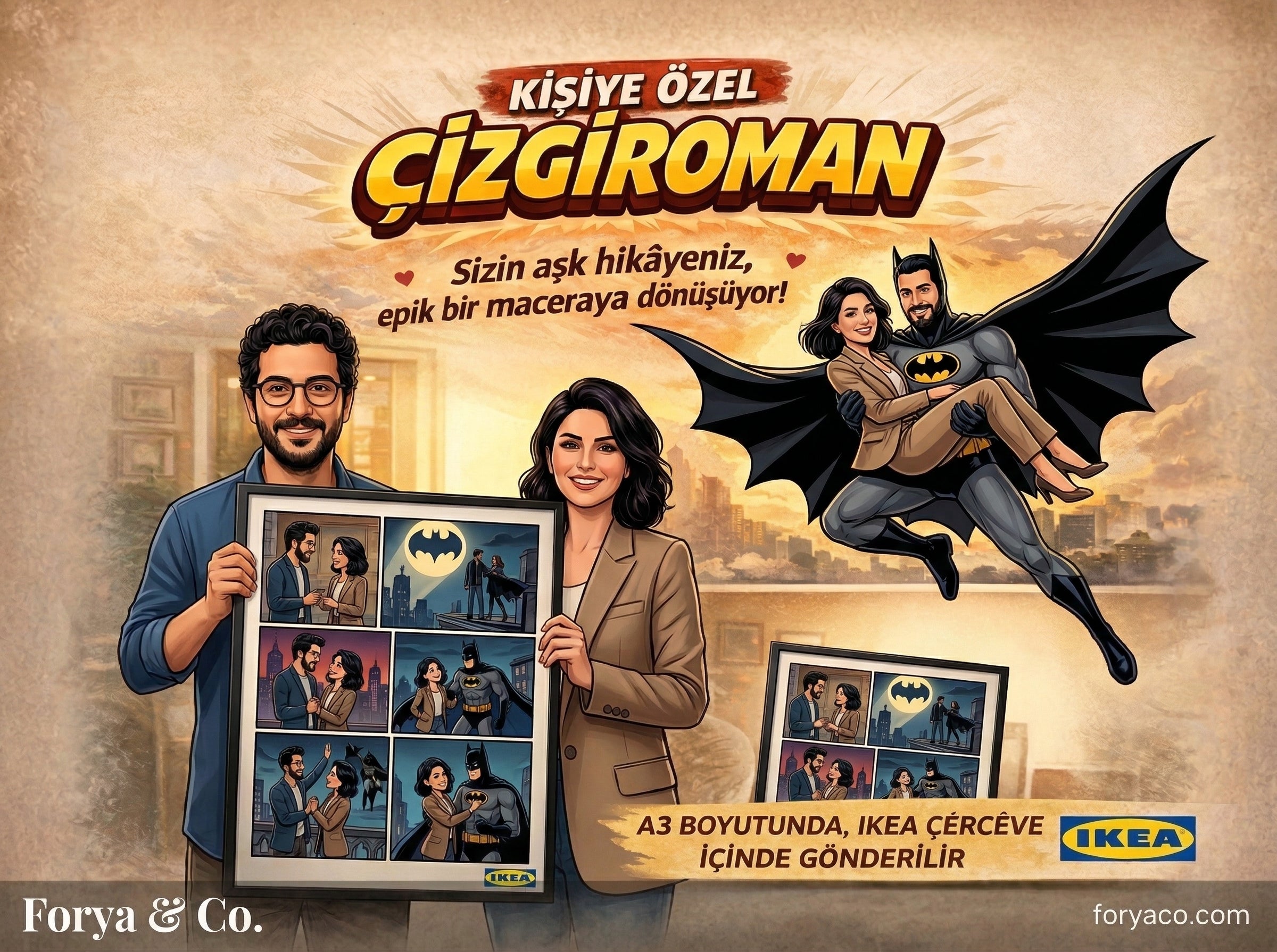 Hikayenize Özel Çizgi Roman